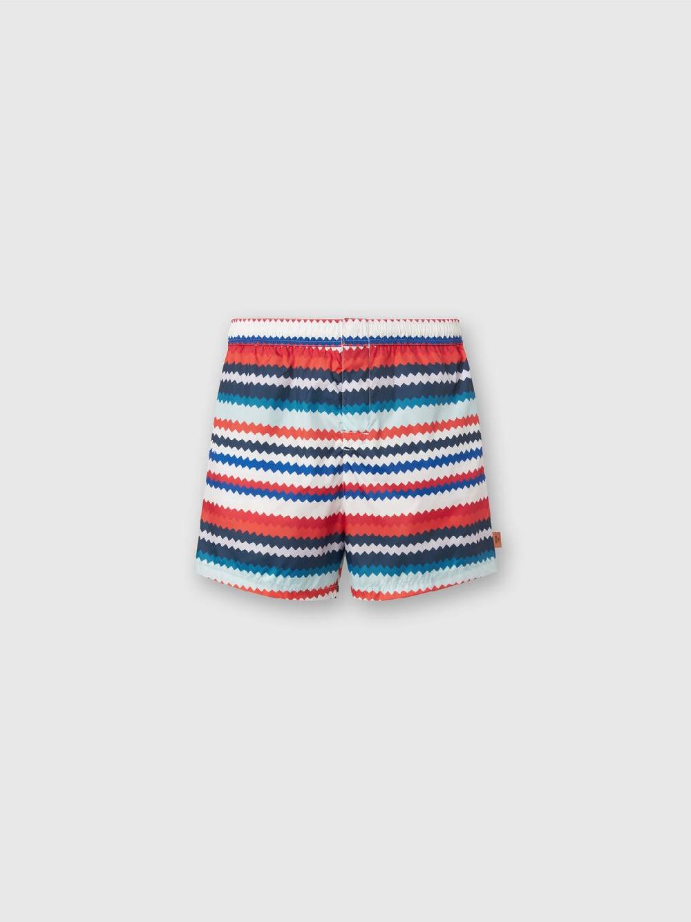 Missoni Boxer mare in nylon stampa micro zig zag In Vendita