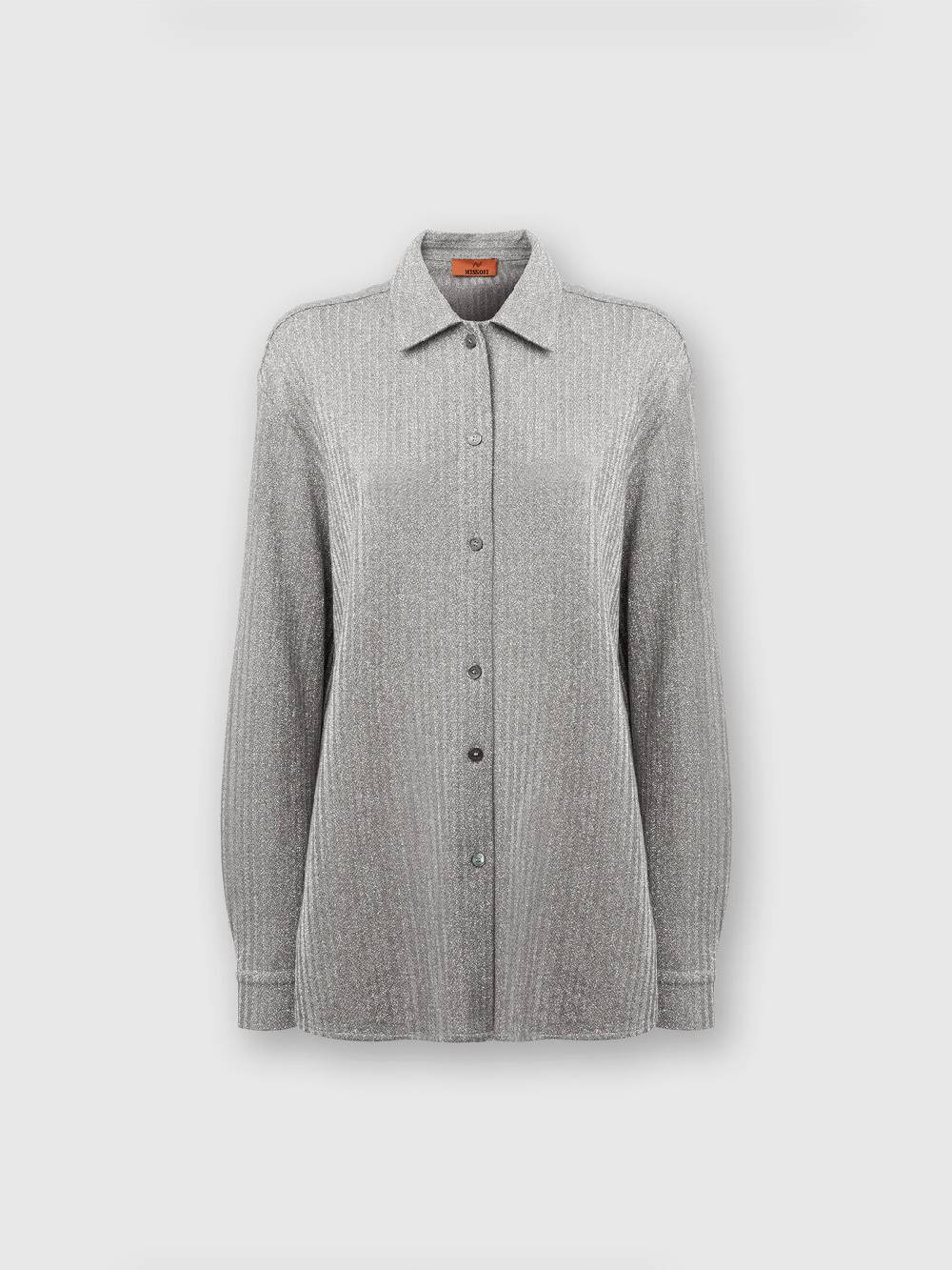 Missoni Camicia oversize in cotone e viscosa lamé