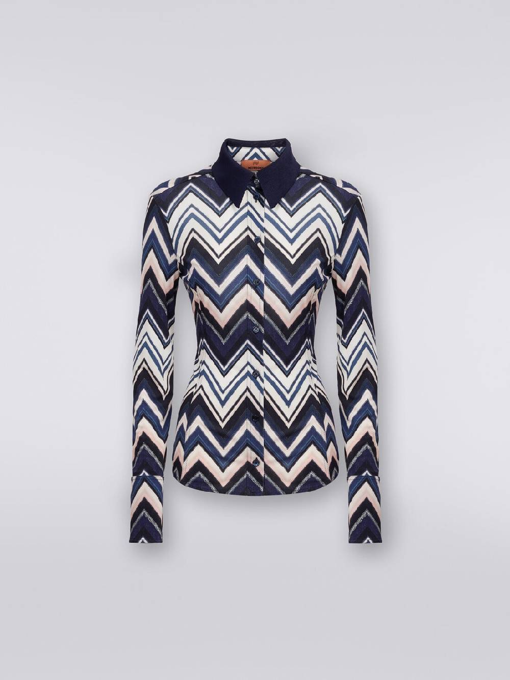 Missoni Camicia in viscosa con stampa zig zag I Più Venduti
