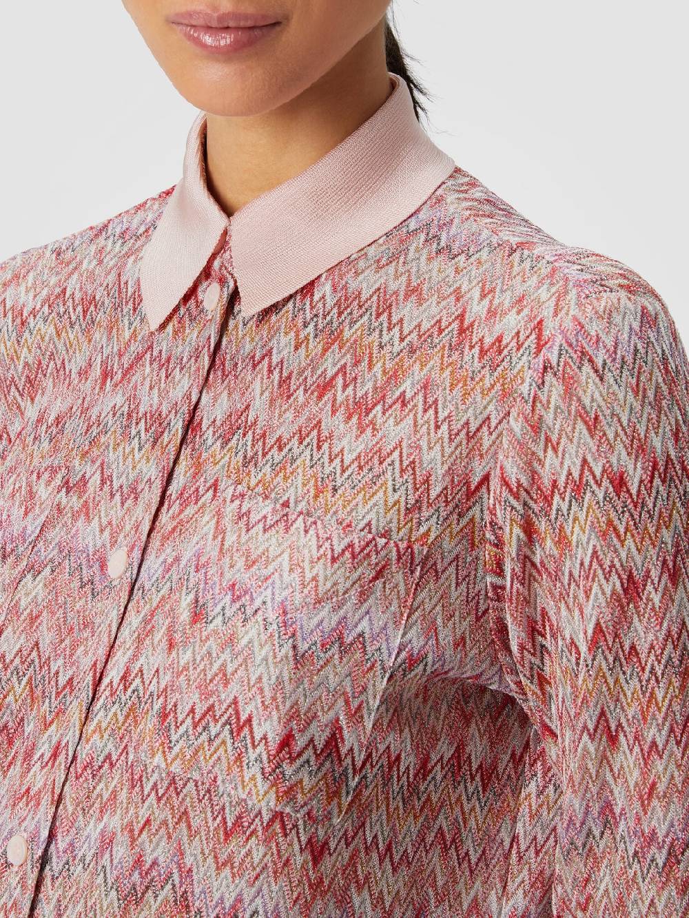 Missoni Camicia in misto viscosa lamé Vendite Flash