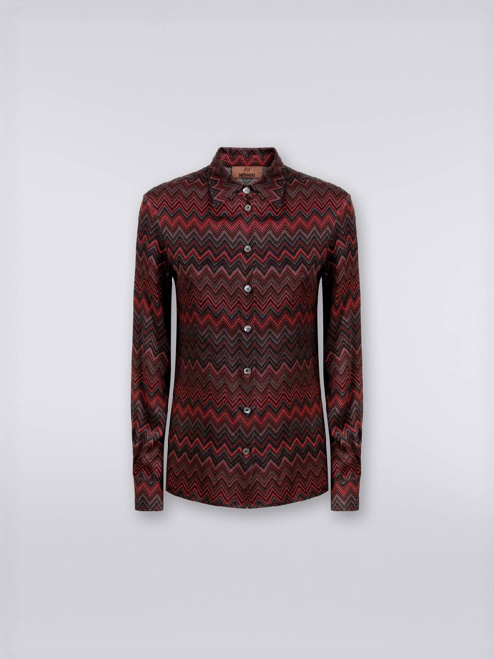 Missoni Camicia in viscosa jacquard a zig zag Negozio