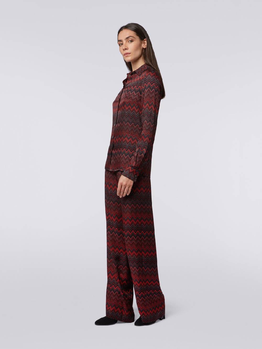 Missoni Camicia in viscosa jacquard a zig zag Negozio
