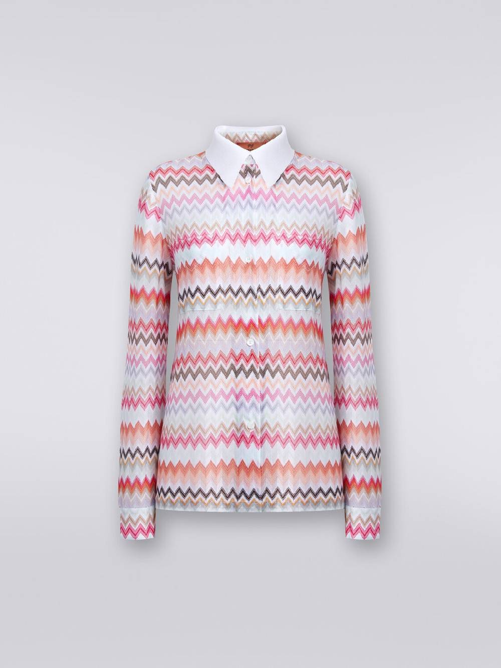 Missoni Camicia in cotone e viscosa zig zag In Saldo