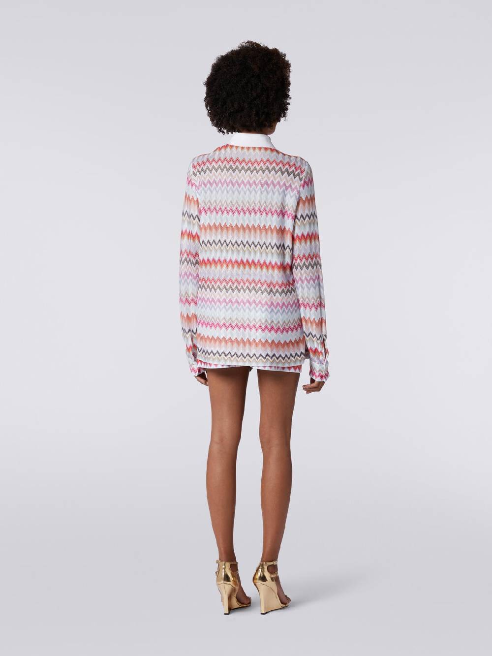 Missoni Camicia in cotone e viscosa zig zag In Saldo