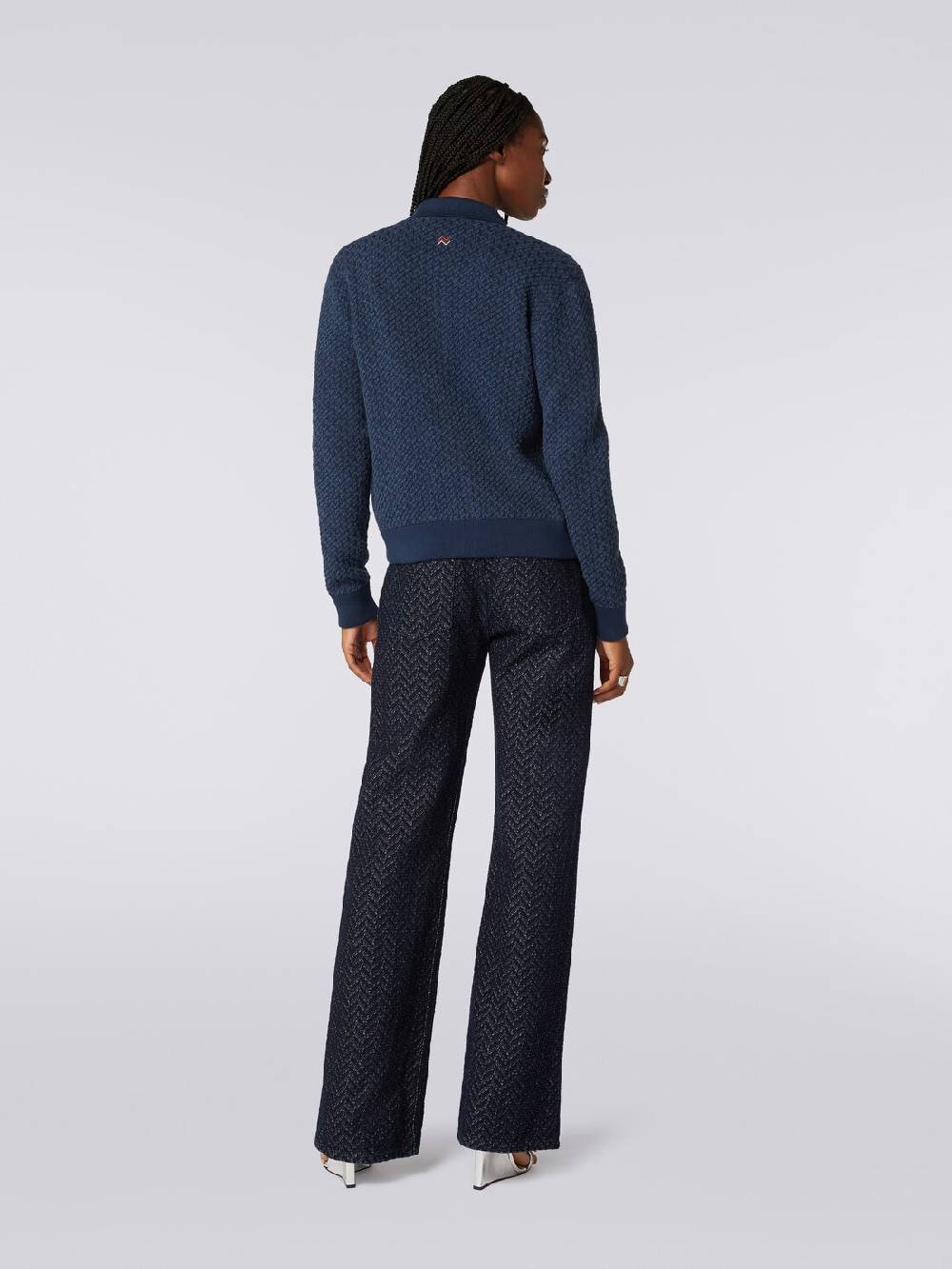 Missoni Bomber in cotone e nylon con zip Nuova