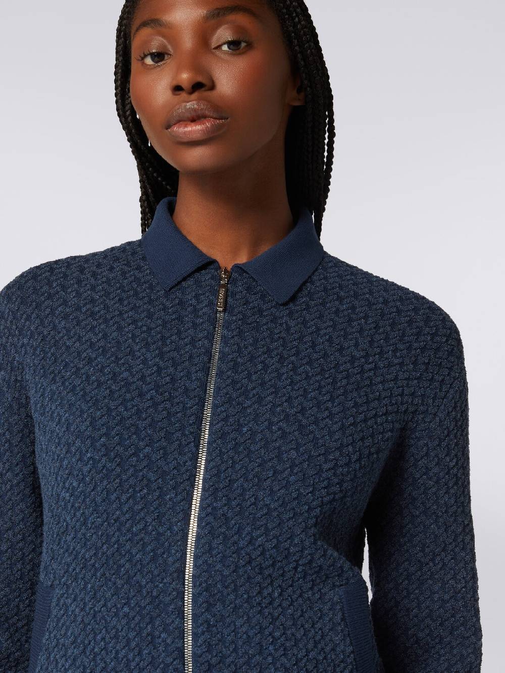 Missoni Bomber in cotone e nylon con zip Nuova