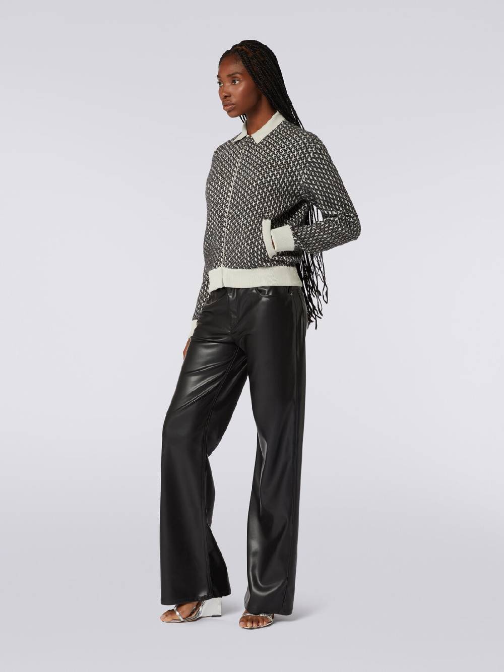 Missoni Bomber in cotone e nylon con zip Moda
