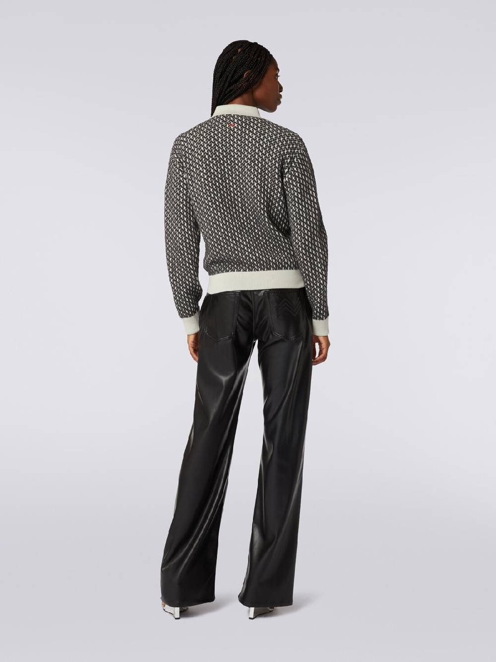Missoni Bomber in cotone e nylon con zip Moda