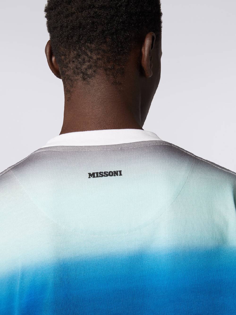Missoni T-shirt oversize in cotone con stampa dégradé In Linea