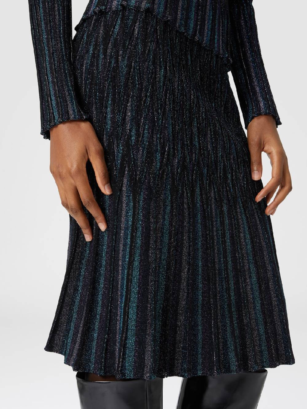 Missoni Gonna midi svasata motivo diamante lamé Spedizione Gratuita