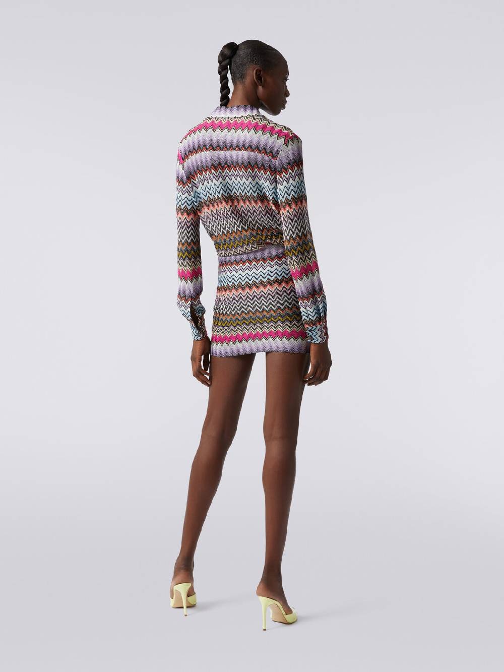 Missoni Minigonna in viscosa zig zag con lurex Soddisfazione Garantita