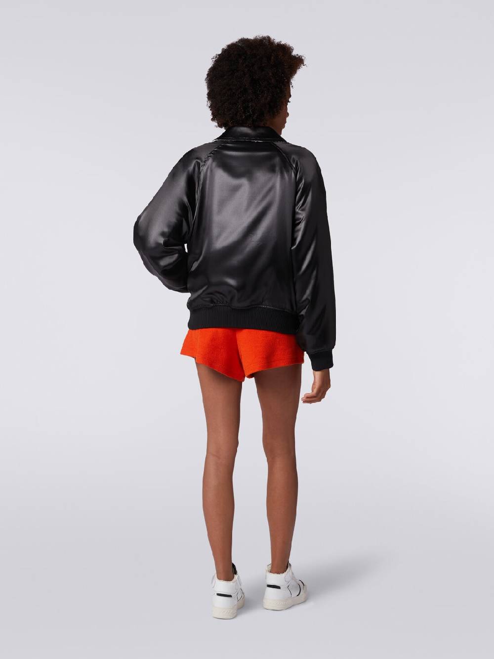 Missoni Bomber reversibile in raso e in maglia con lurex Acquista Ora