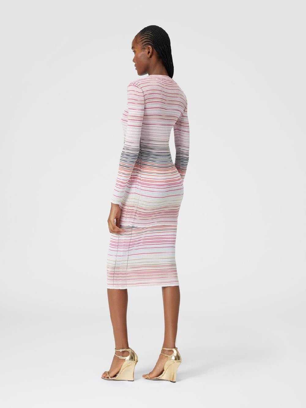 Missoni Cardigan in cotone e viscosa a righe Shopping Online