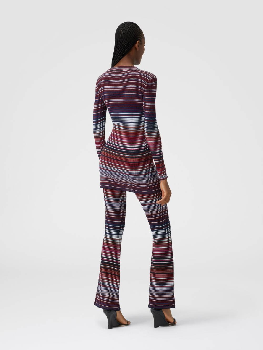 Missoni Cardigan in cotone e viscosa a righe Liquidazione