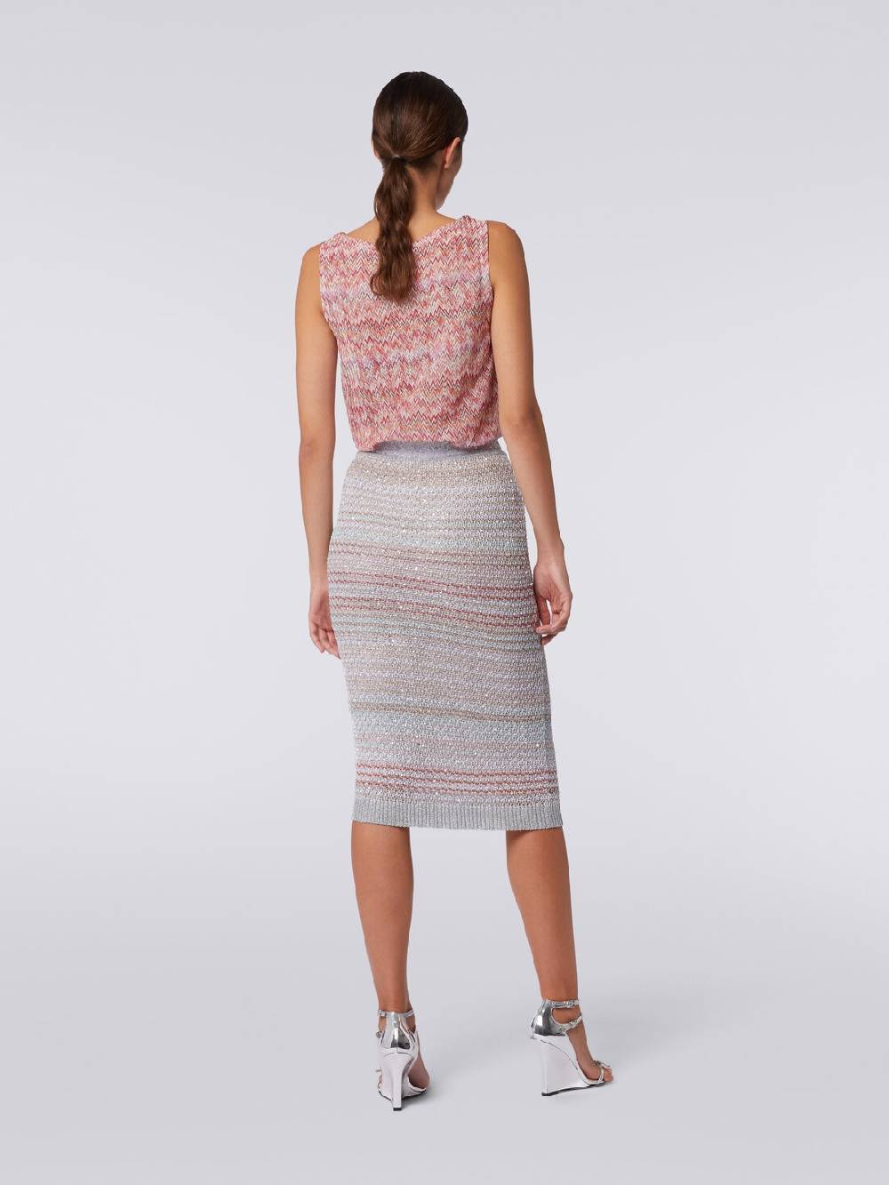 Missoni Gonna midi in misto viscosa con paillettes Offerta
