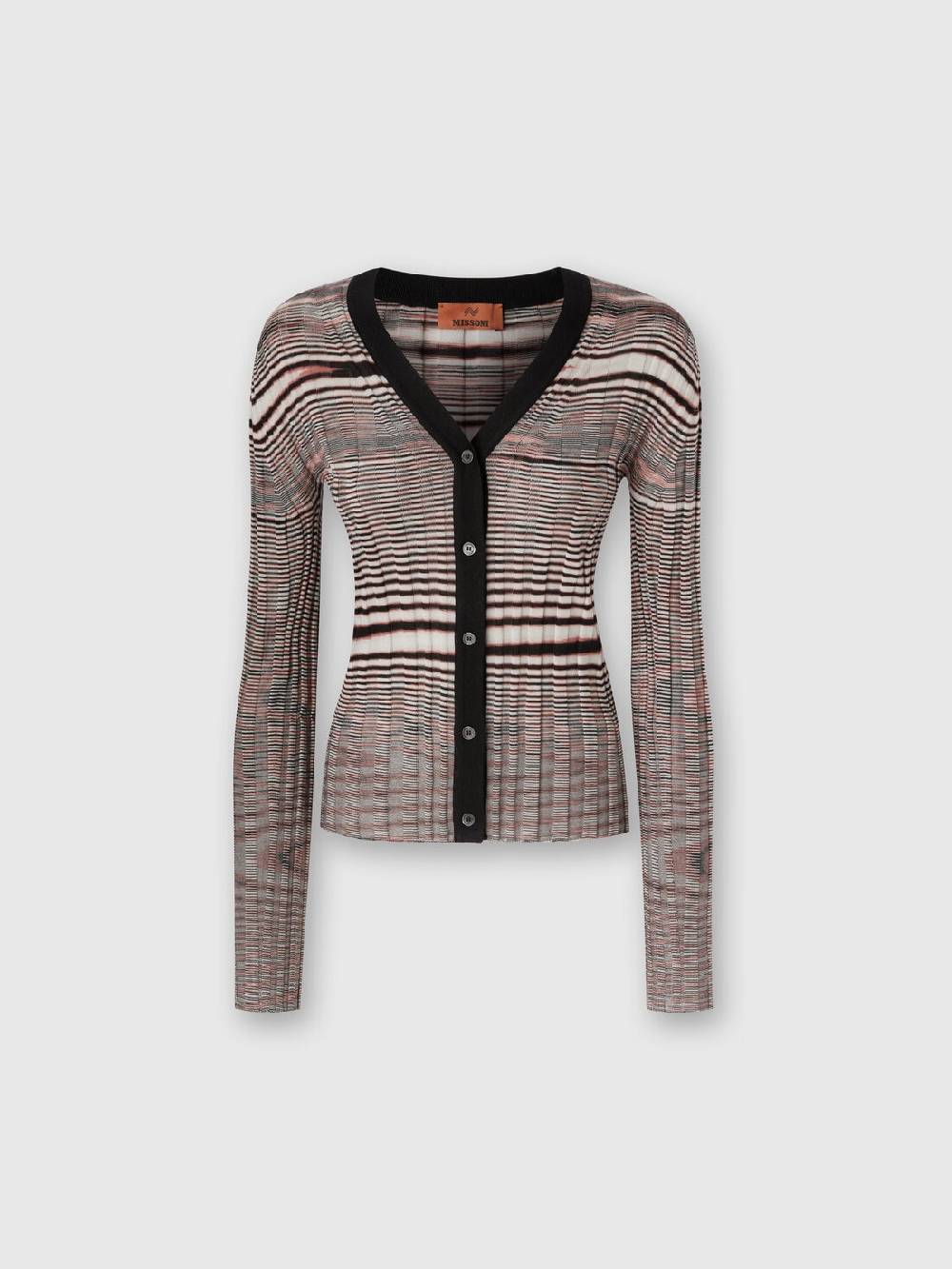 Missoni Cardigan a costine in cashmere e seta fiammata Vendite Flash