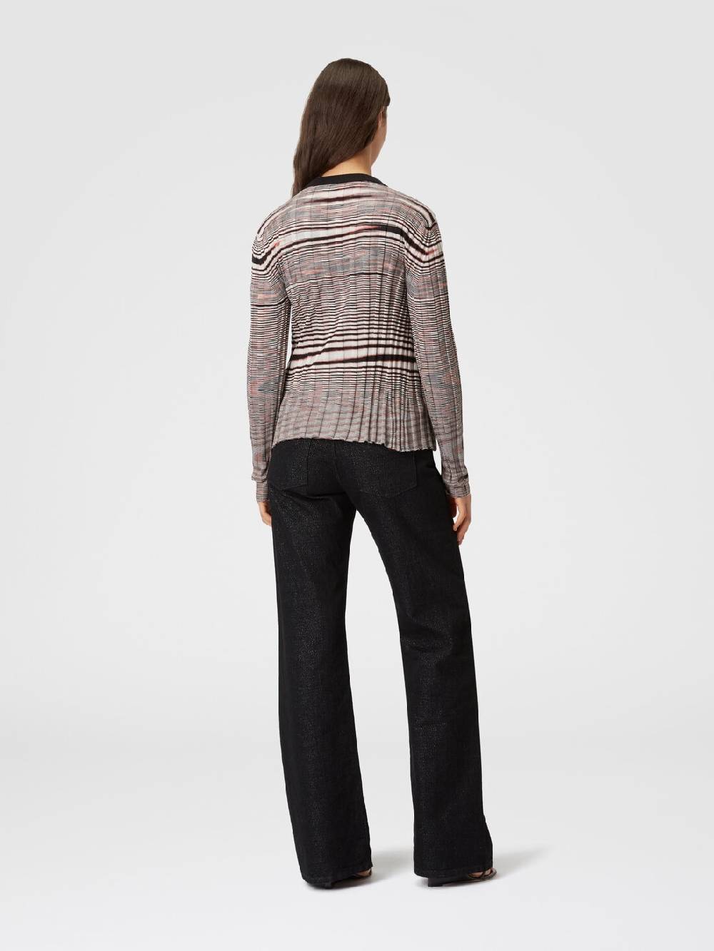 Missoni Cardigan a costine in cashmere e seta fiammata Vendite Flash