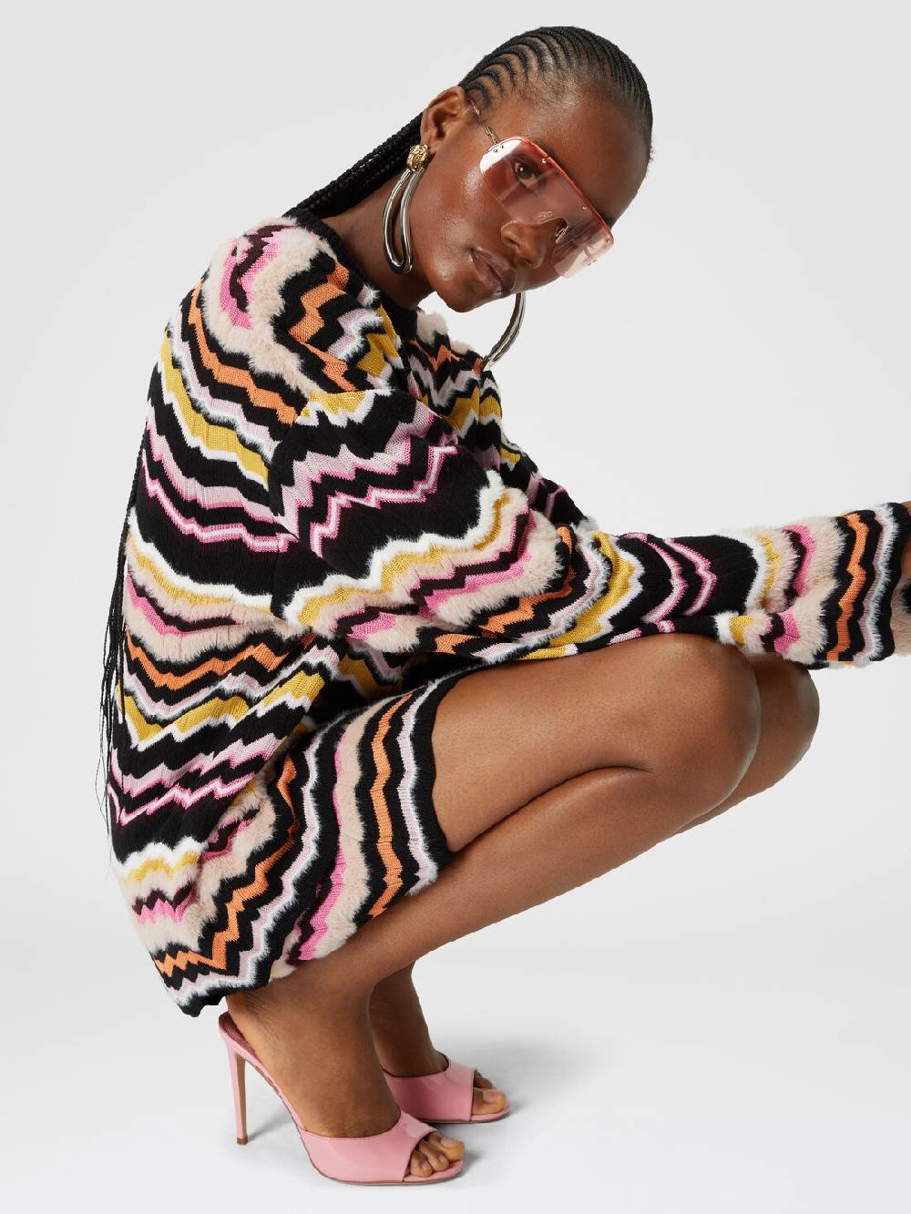 Missoni Minigonna con motivo greca zig zag Vendita