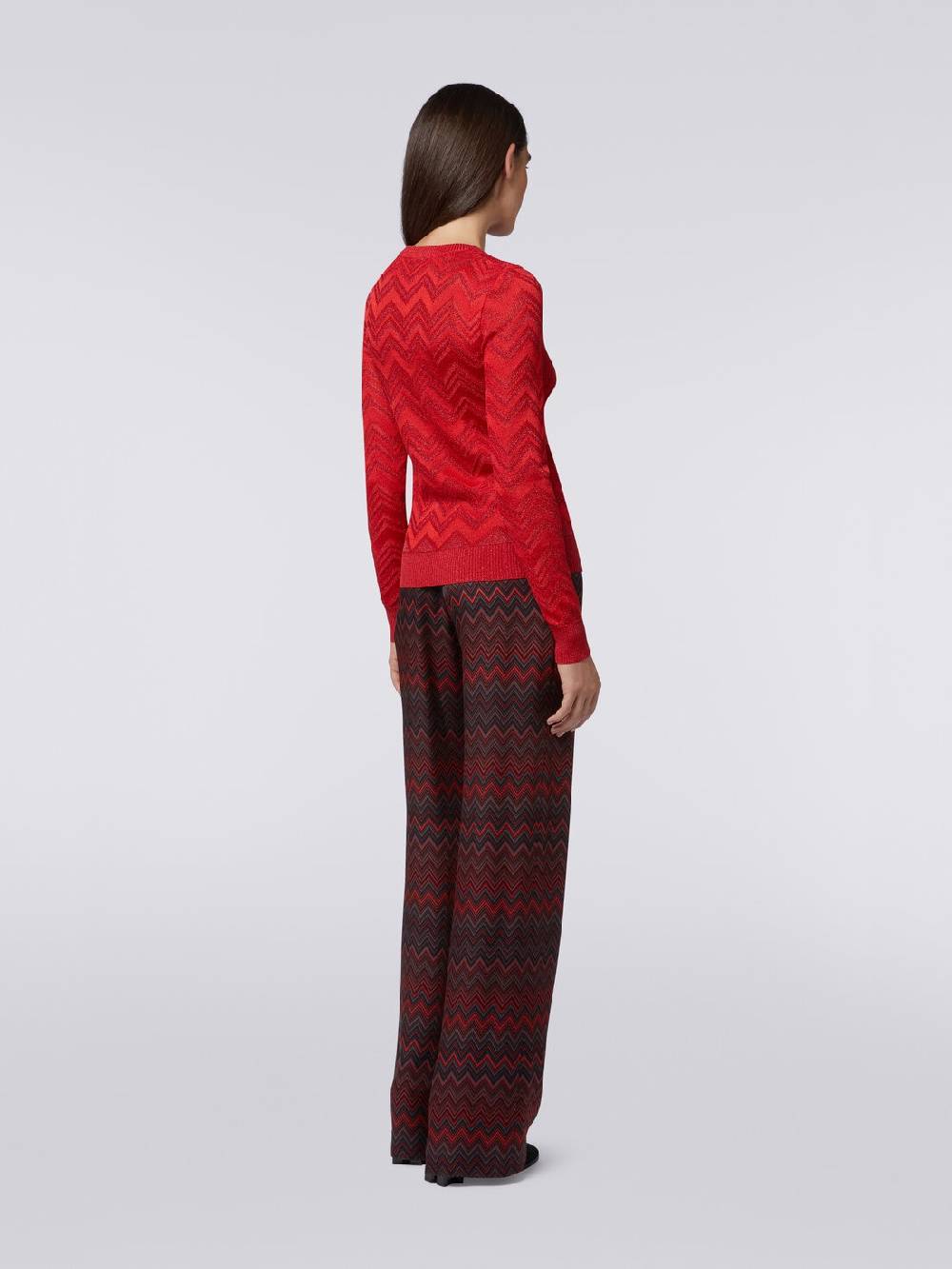Missoni Cardigan in maglia zig zag tonale con lurex Consegna Veloce