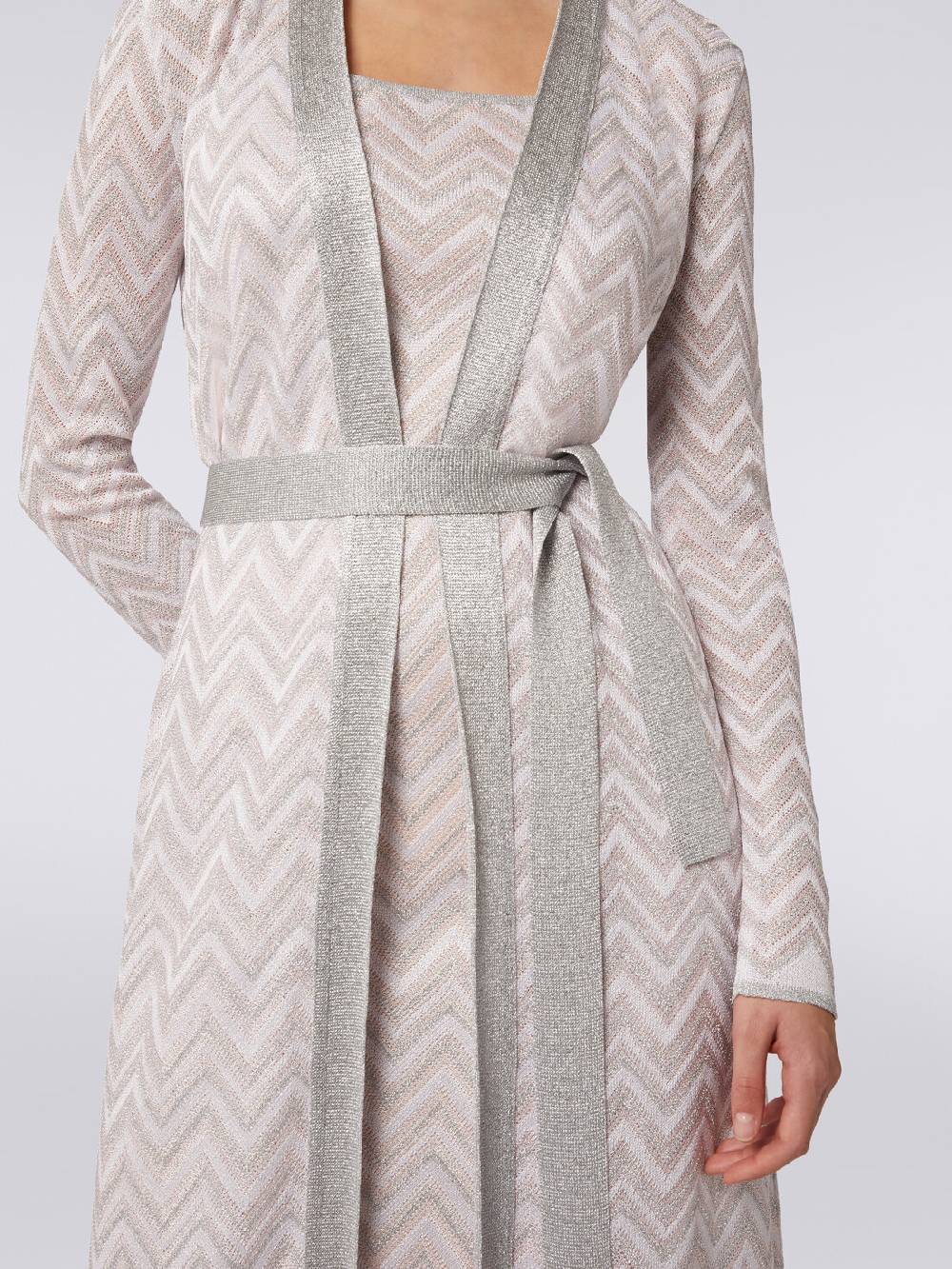 Missoni Cardigan lungo in maglia chevron con lurex Affare Del Giorno