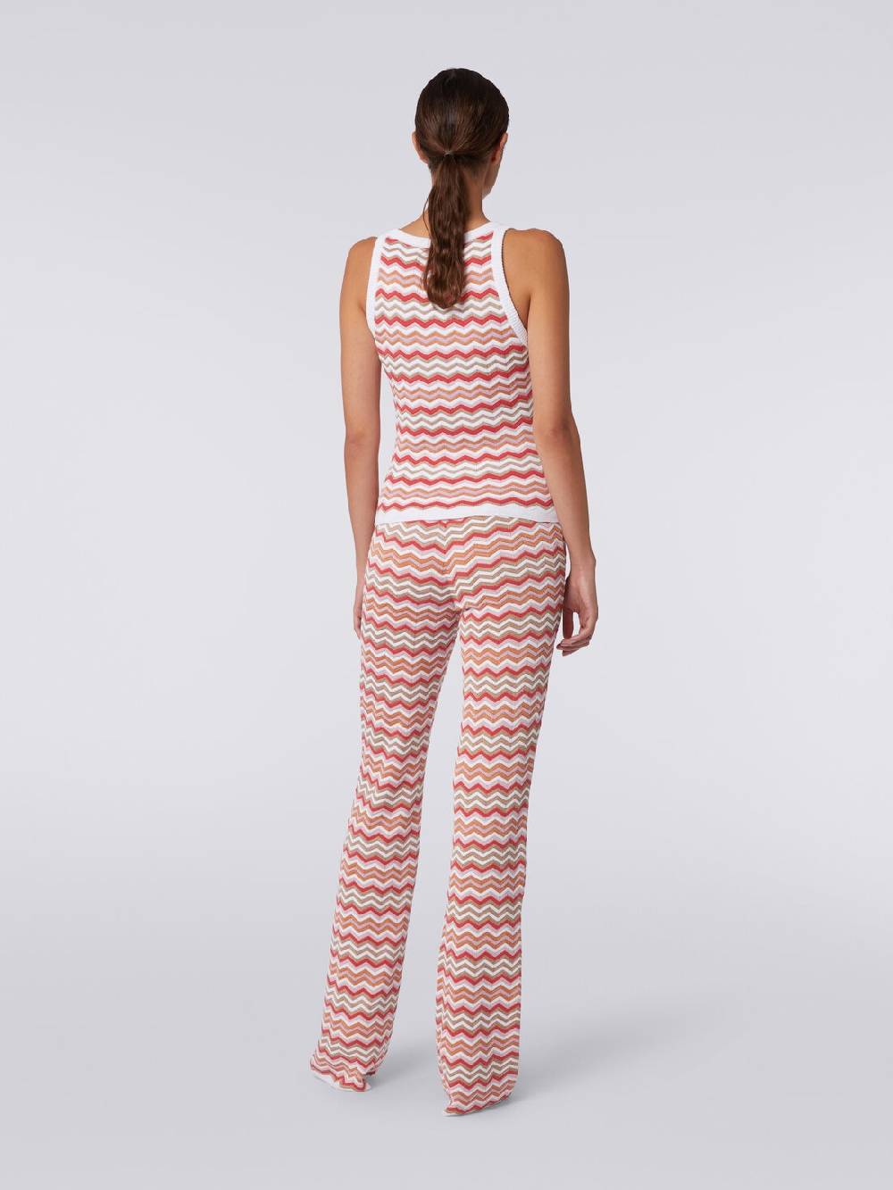 Missoni Canottiera in maglia di cotone e viscosa zig zag Online