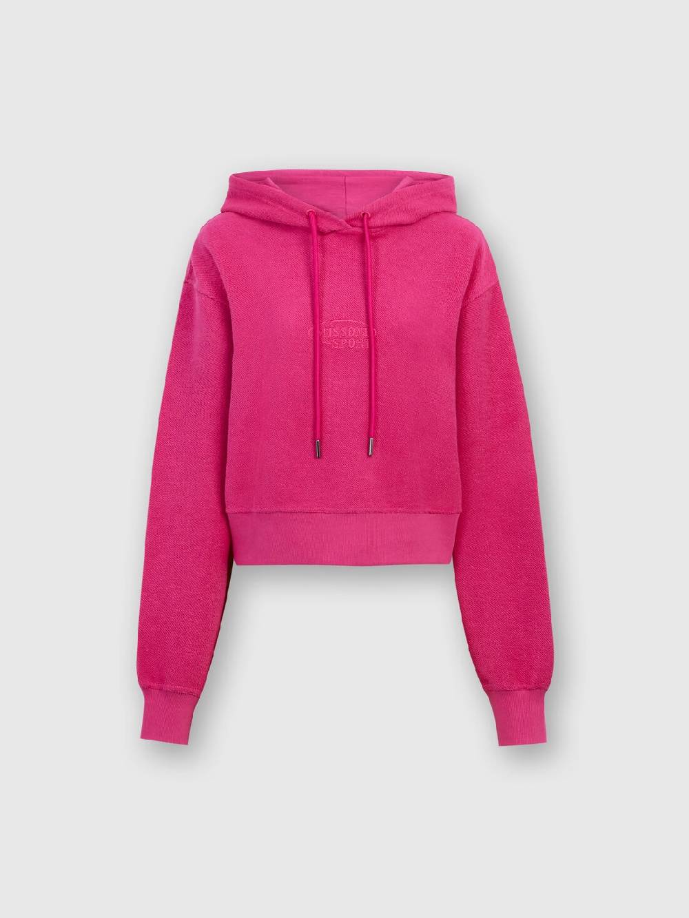 Missoni Felpa garzata crop con cappuccio e logo I Più Venduti