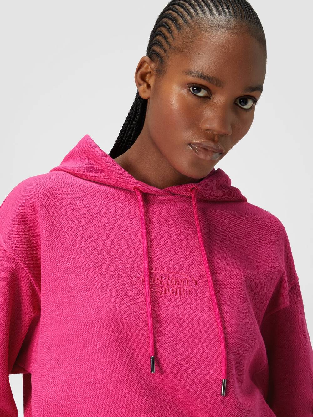 Missoni Felpa garzata crop con cappuccio e logo I Più Venduti