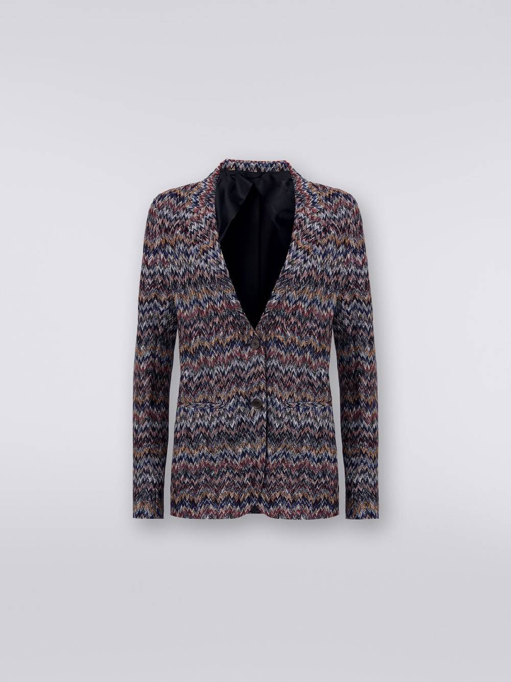 Missoni Blazer in misto viscosa zig zag con lurex In Saldo