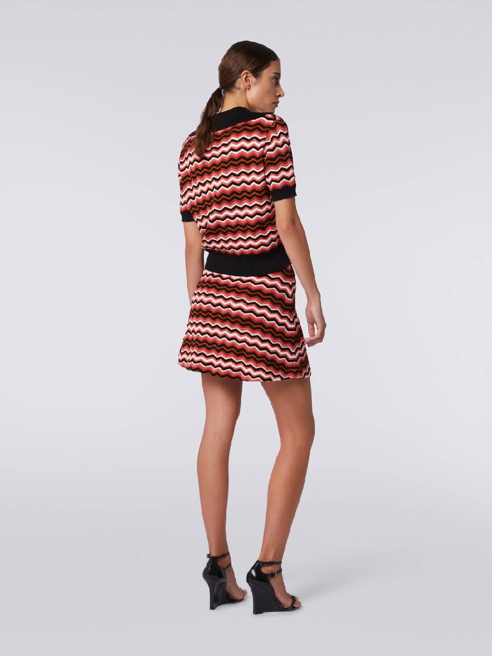 Missoni Minigonna in maglia zig zag Saldi Di Fabbrica