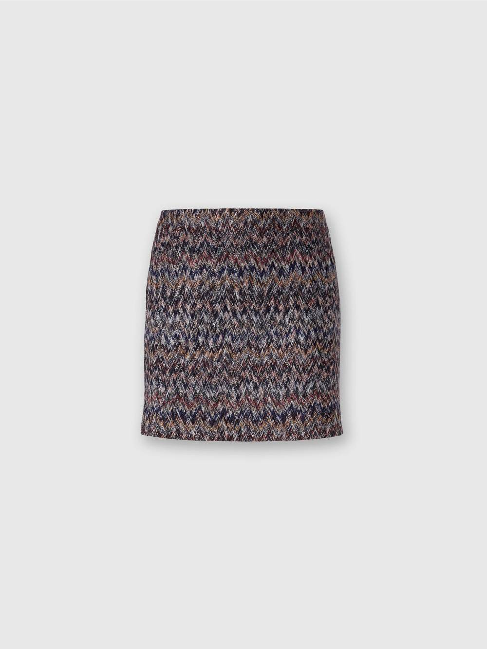 Missoni Minigonna in misto viscosa lamé zig zag Pezzi Unici