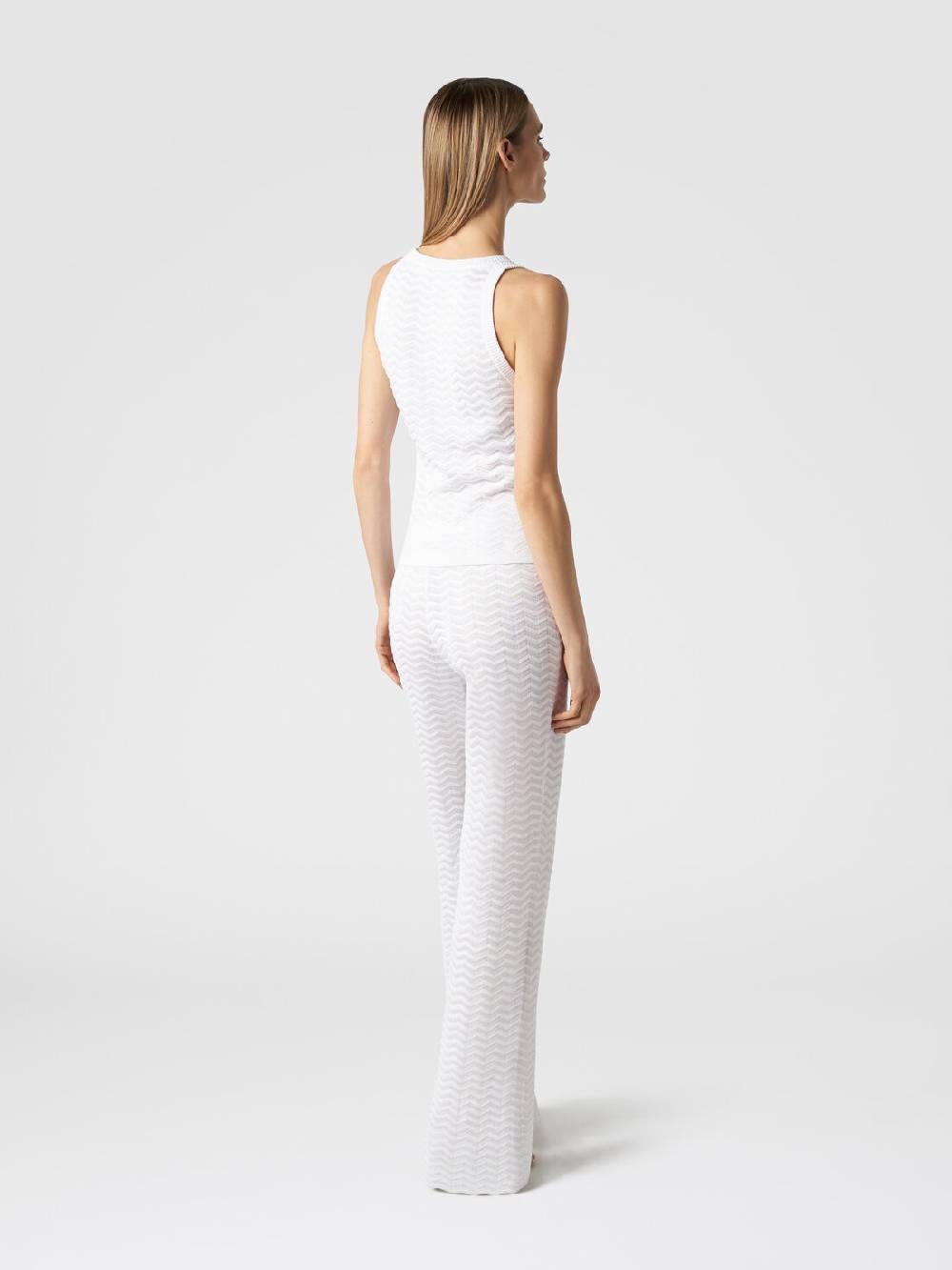 Missoni Pantaloni in maglia zig zag Promozione Limitata