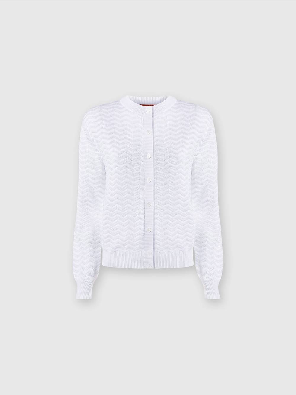 Missoni Cardigan in maglia di viscosa e cotone chevron Shopping Online