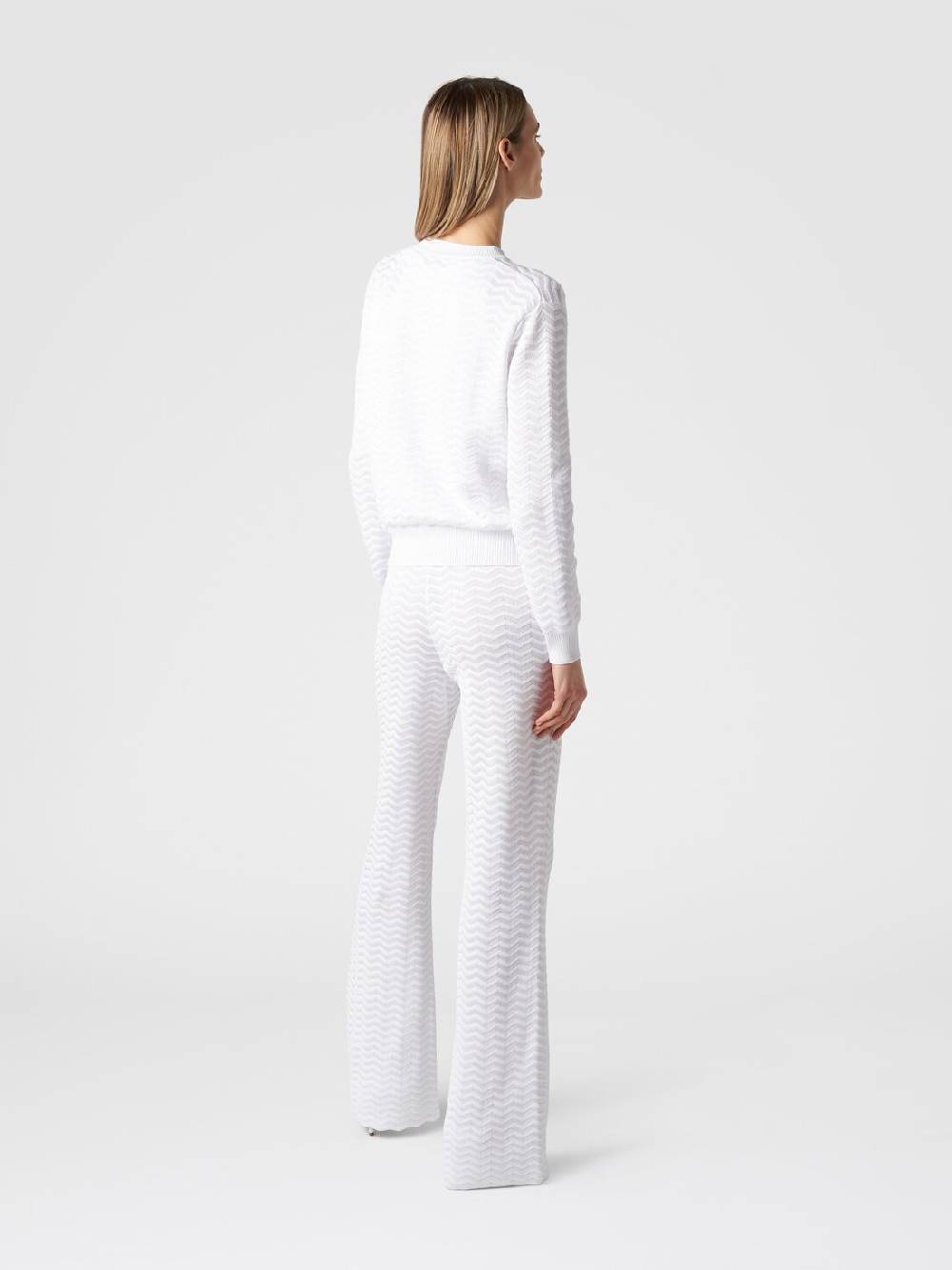 Missoni Cardigan in maglia di viscosa e cotone chevron Shopping Online