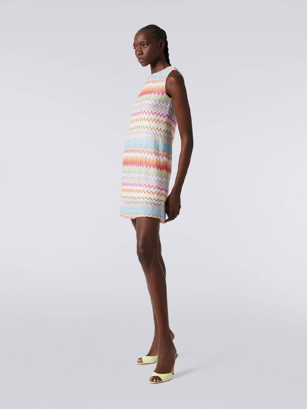 Missoni Abito a sacchetto in viscosa zig zag con lurex Affare Del Giorno