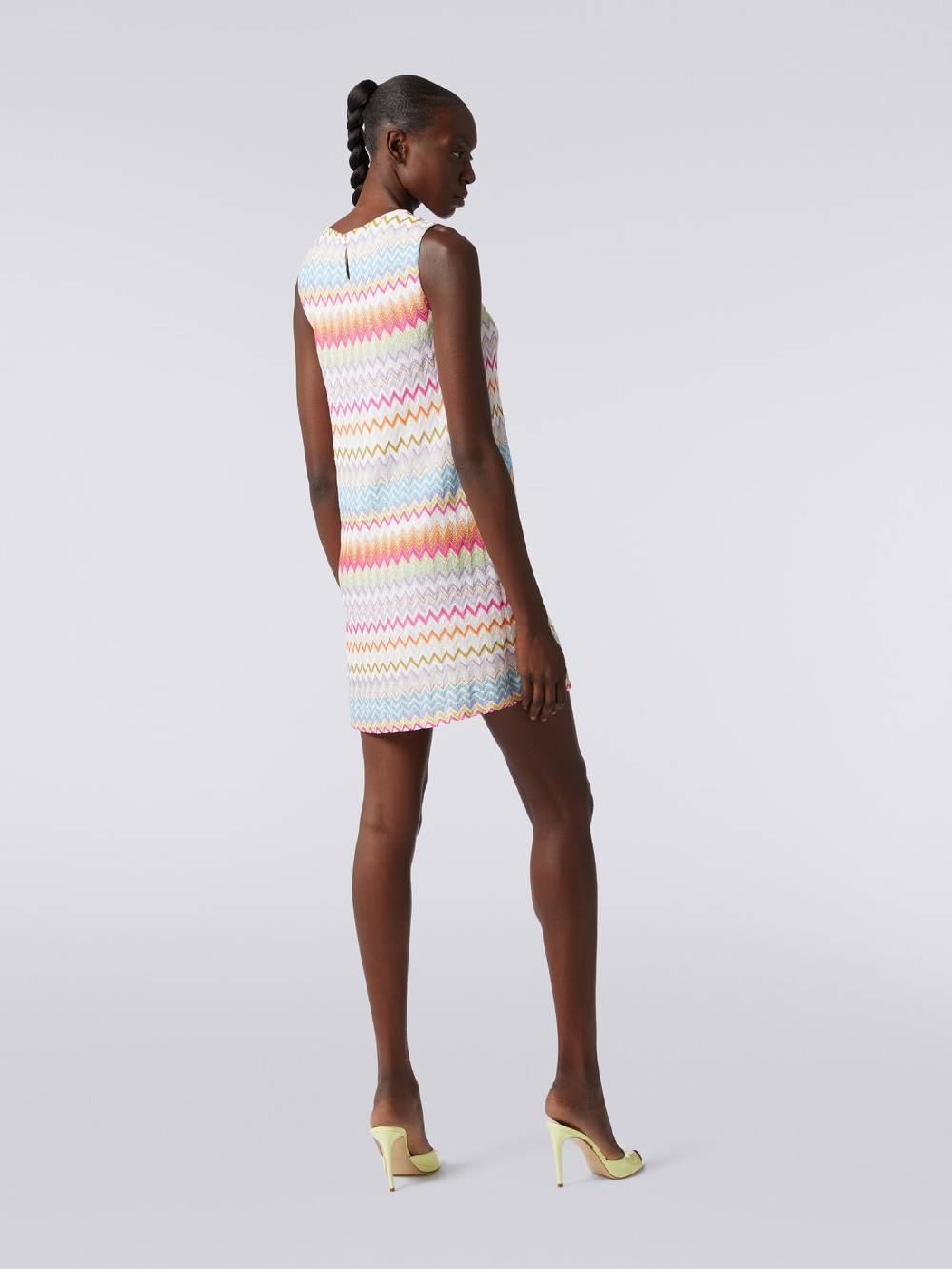 Missoni Abito a sacchetto in viscosa zig zag con lurex Affare Del Giorno