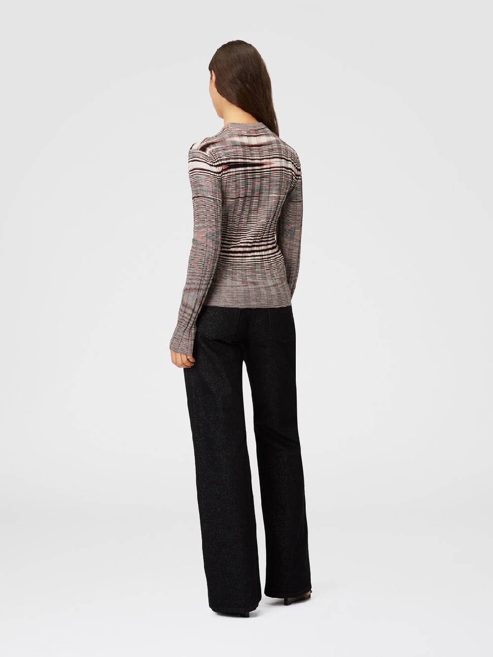 Missoni Maglia girocollo in cashmere e seta fiammata Offerta natalizia