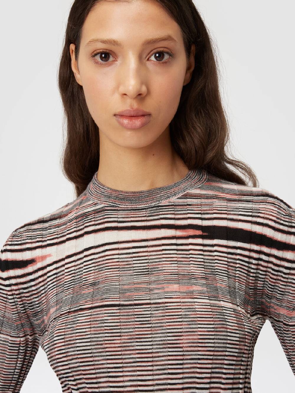 Missoni Maglia girocollo in cashmere e seta fiammata Offerta natalizia