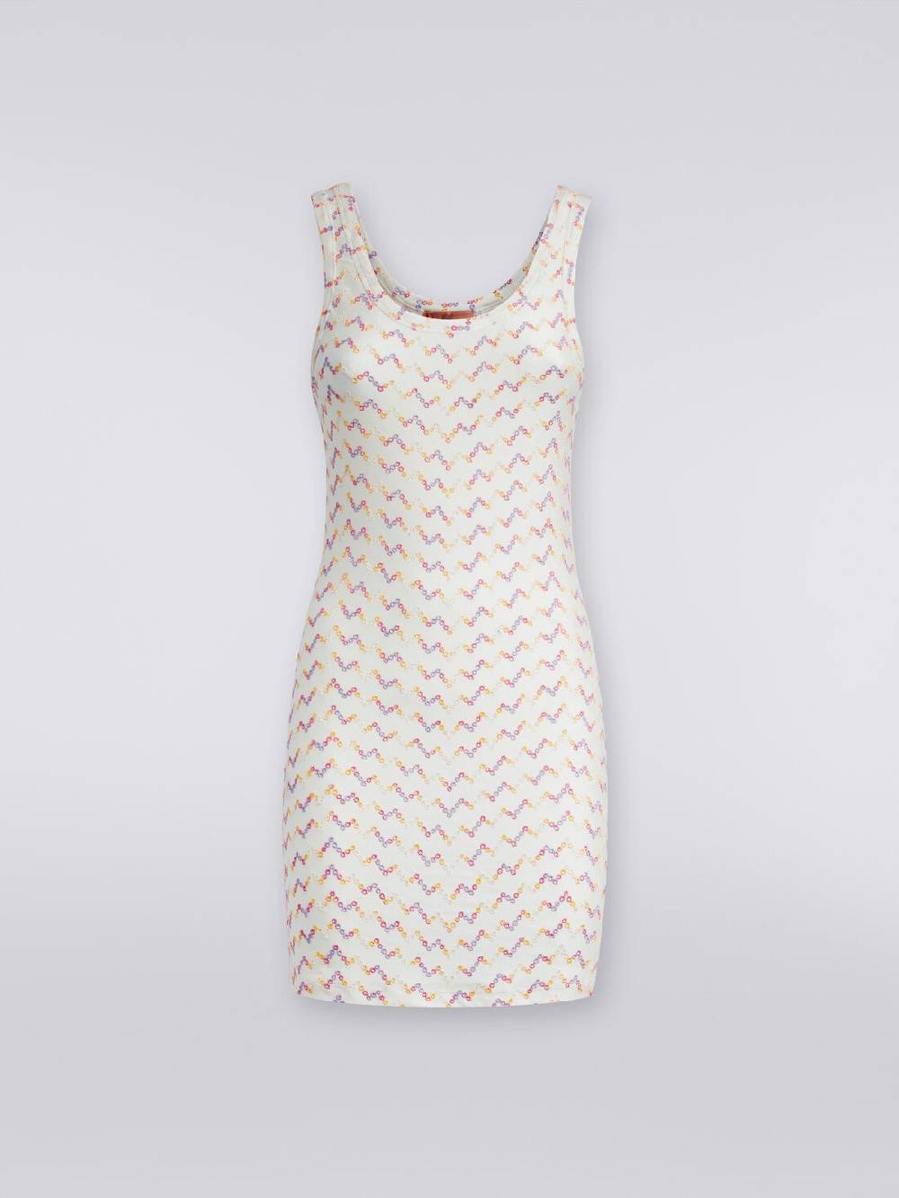 Missoni Mini-abito smanicato stretch con pizzo sangallo Hotsell