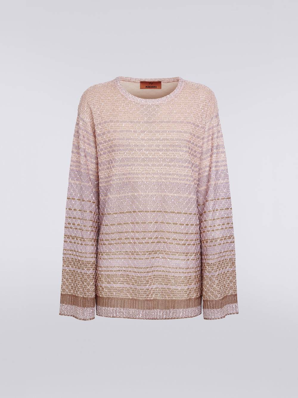 Missoni Pullover girocollo in misto viscosa dégradé con paillettes I Più Venduti