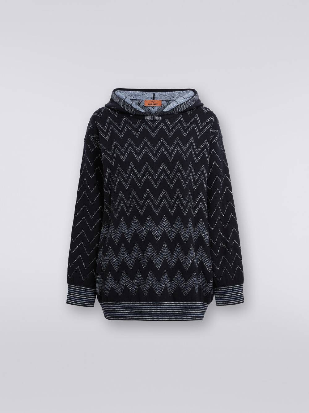 Missoni Pullover in misto lana zig zag con lurex
