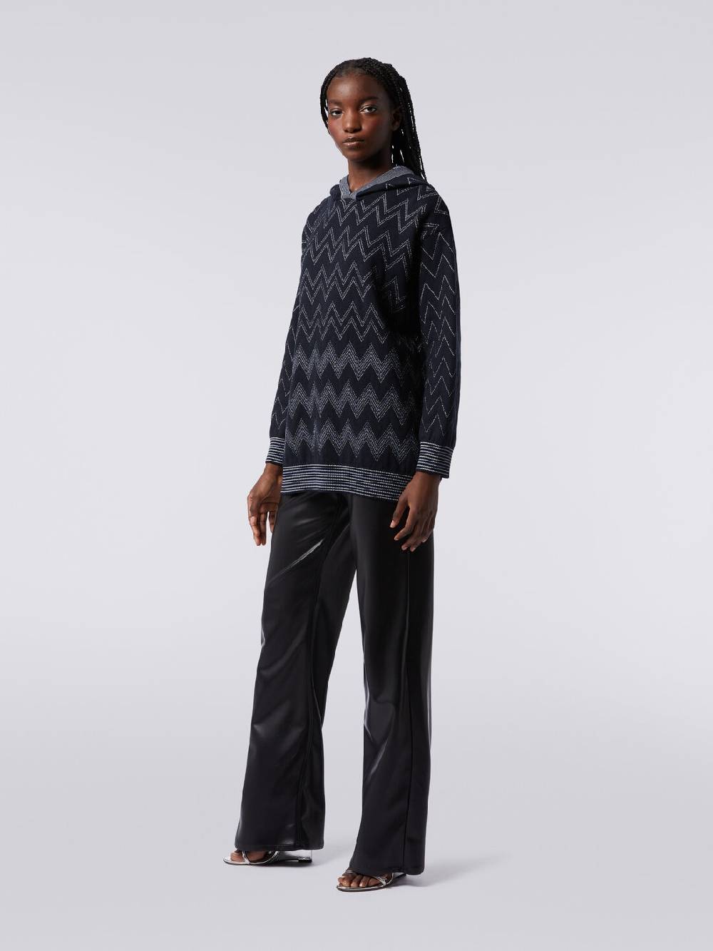 Missoni Pullover in misto lana zig zag con lurex Negozio