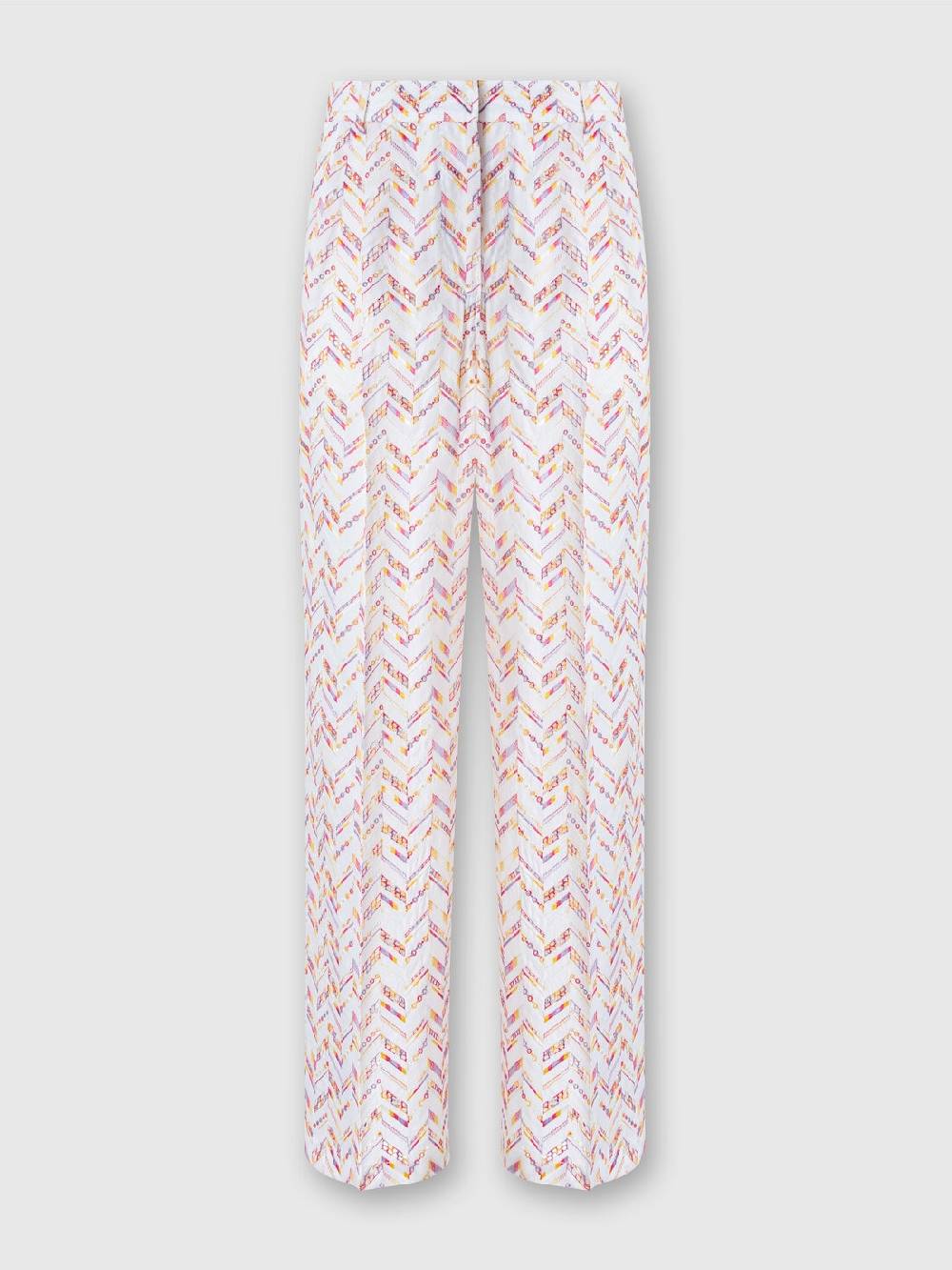 Missoni Pantaloni in popeline di cotone con pizzo sangallo 2025