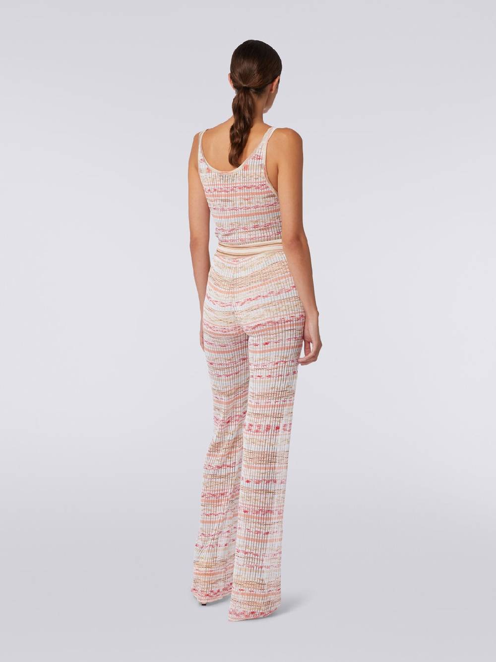 Missoni Pantaloni a costine in maglia di viscosa fiammata Negozi Online