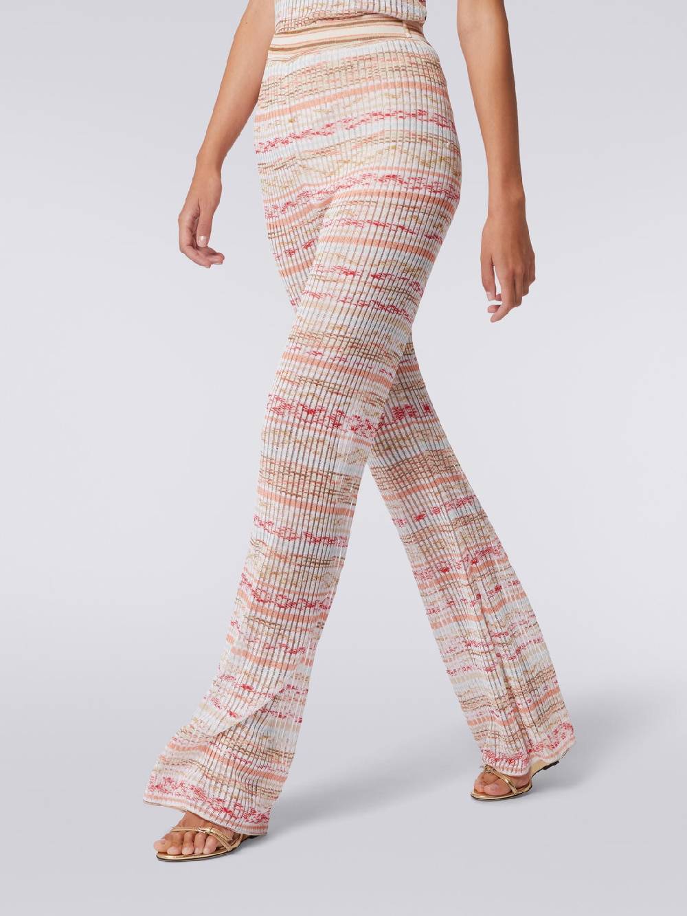 Missoni Pantaloni a costine in maglia di viscosa fiammata Negozi Online