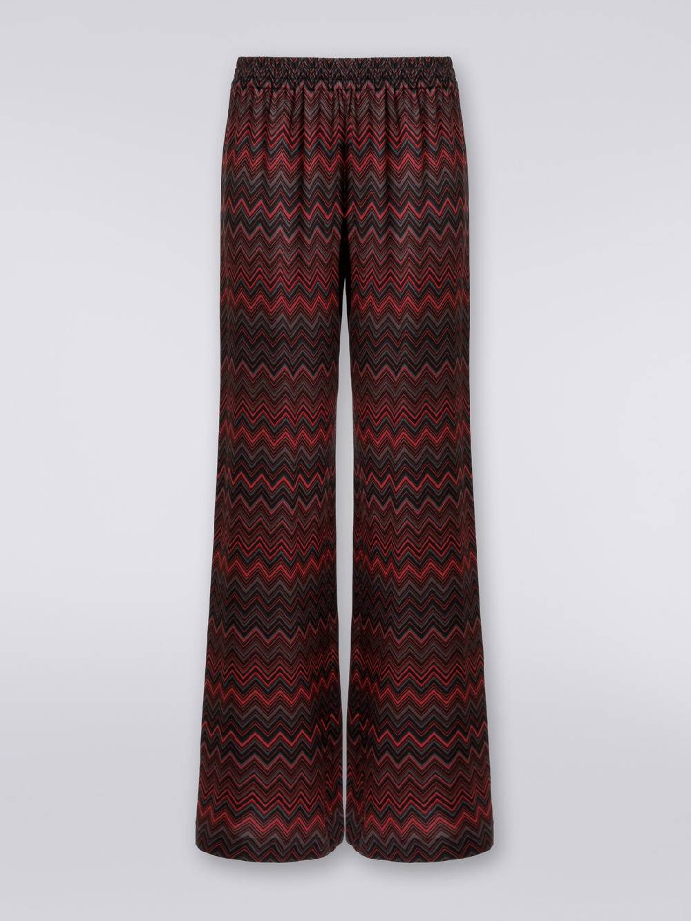 Missoni Pantaloni in viscosa jacquard a zig zag Consegna Veloce