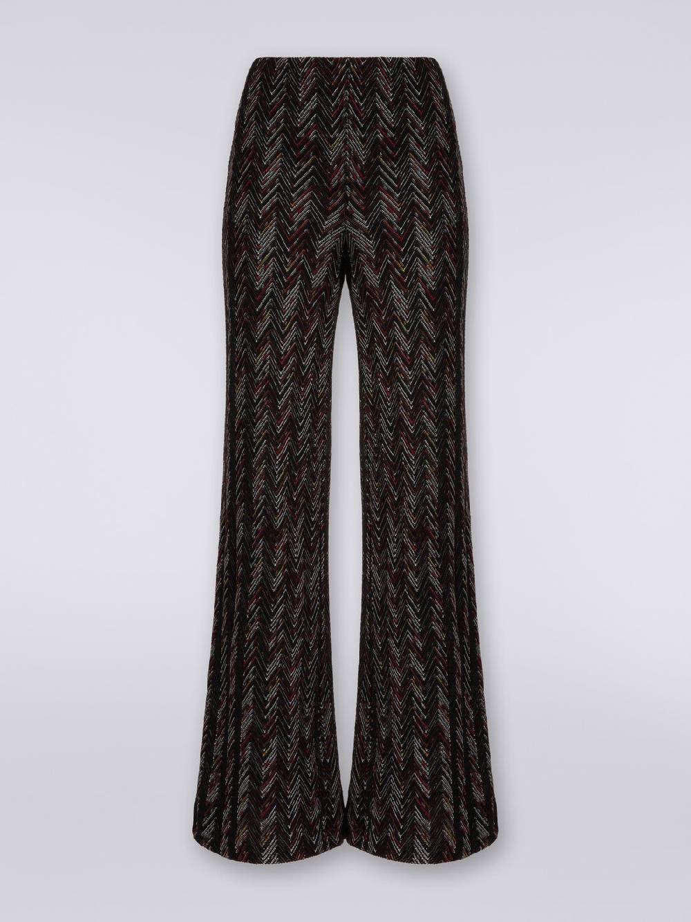 Missoni Pantaloni a palazzo in lana e viscosa zig zag Affare Del Giorno