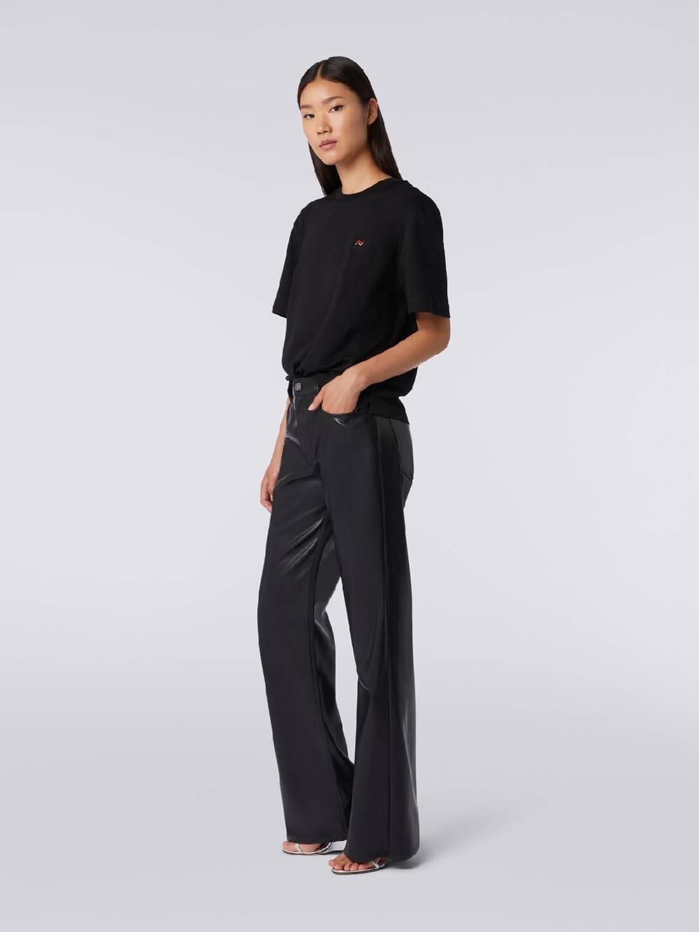 Missoni Pantaloni cinque tasche in ecopelle Novità