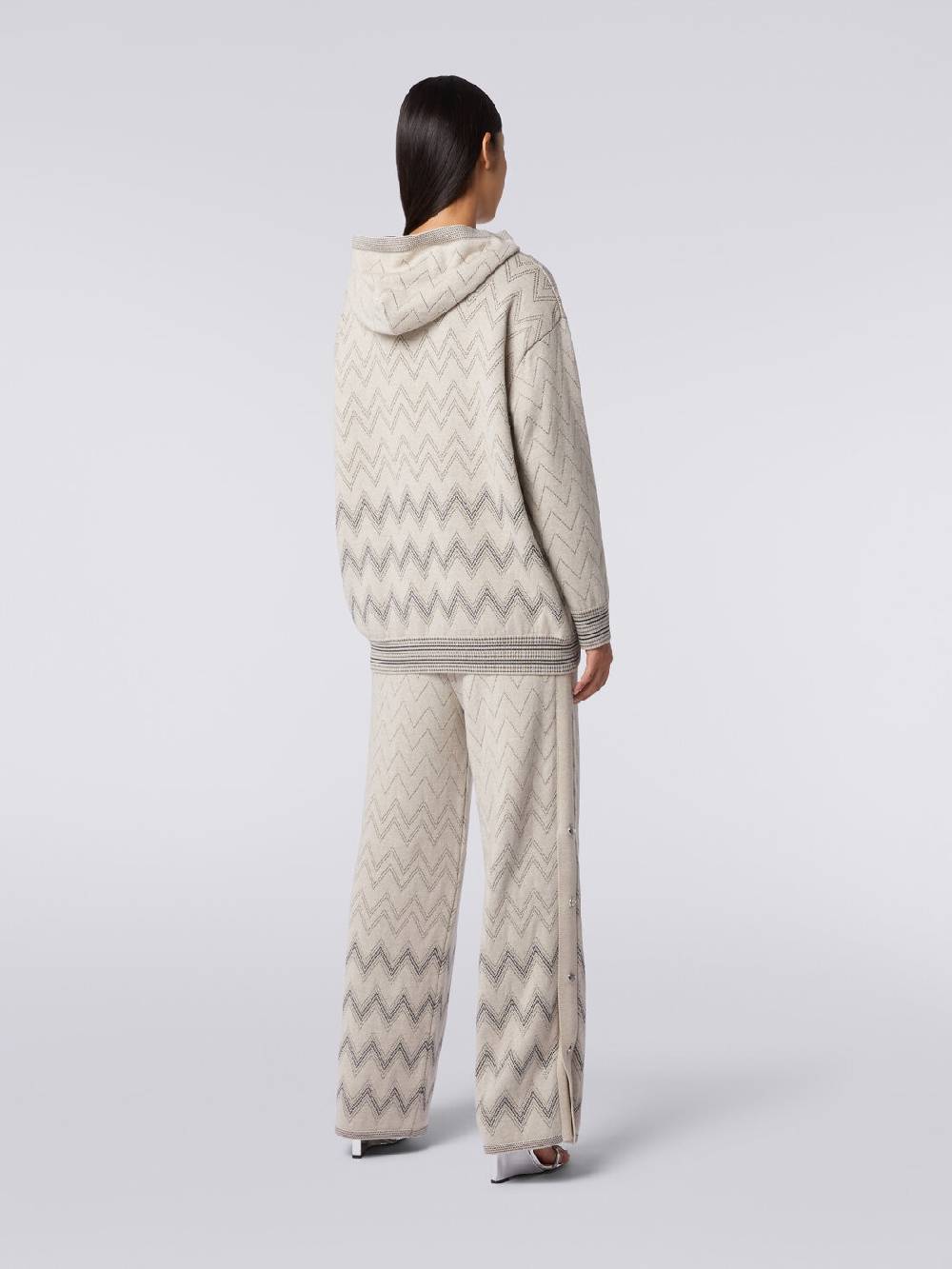 Missoni Joggers in lana e viscosa zig zag con lurex Hotsell