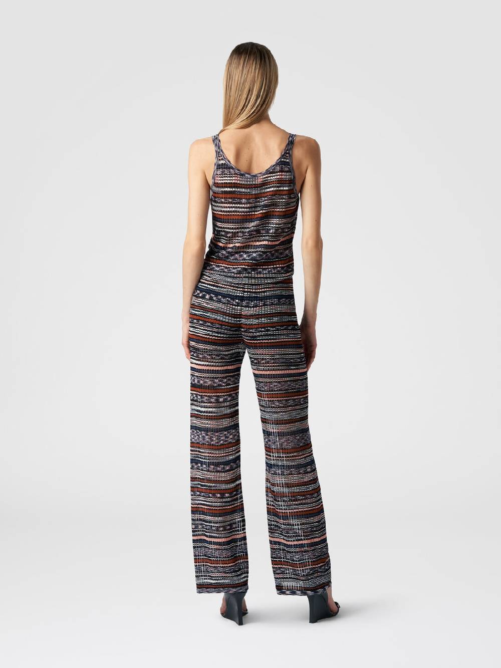 Missoni Canottiera in viscosa a costine fiammata Vendite Flash