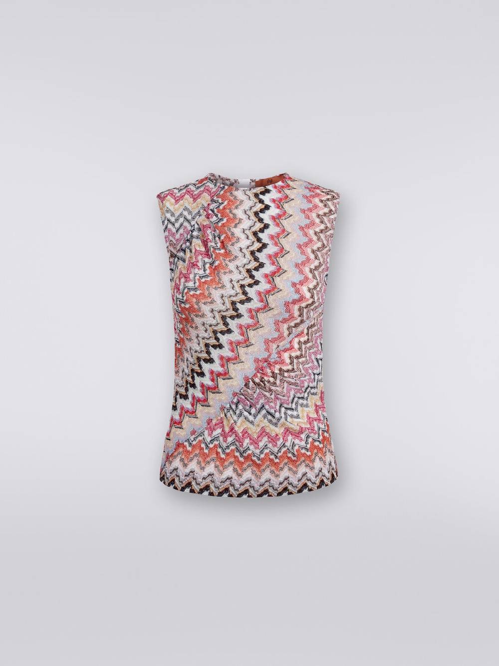 Missoni Canottiera girocollo zig zag con arricciature Negozio